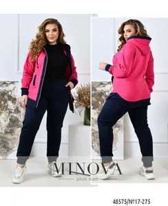 Костюм 17-275-синий-малиновый Minova