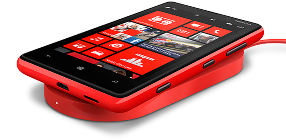 02733P6Беспроводное з/у Nokia DT-900 Lumia 820/920 красное