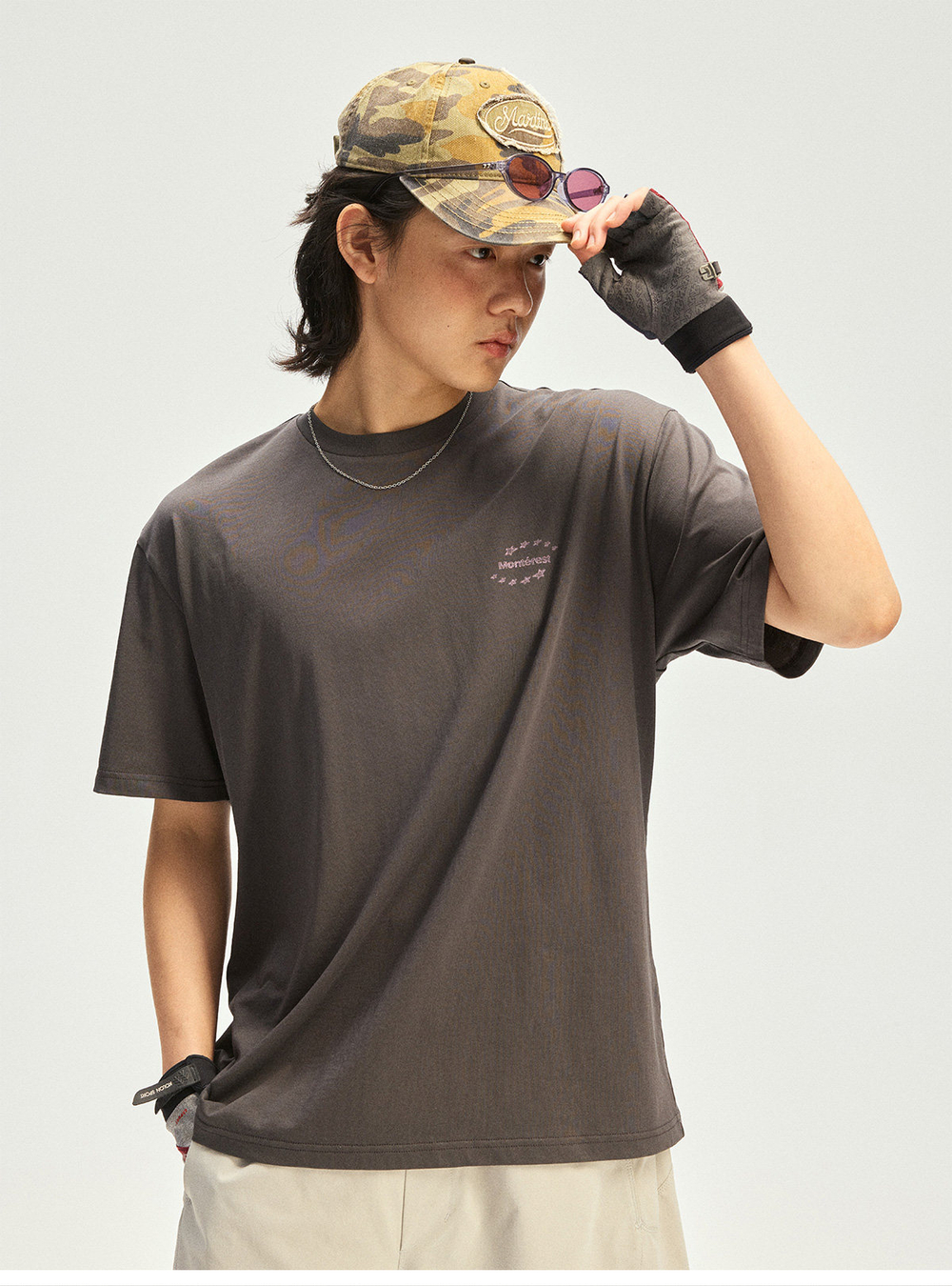 Футболка Nothomme Monterest Wild-Starlight графит