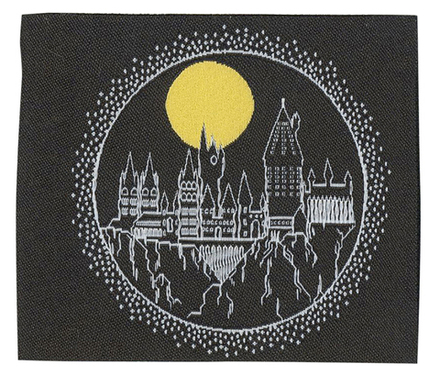 Термоаппликация "Хогвартс ночью", 6 x 6,9 см , 1 шт, 100% полиэстер (10013160/300819/0337387/1_Китай