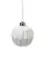 Набор винтажных стеклянных шаров Белый танец 80 мм., белый, 9 шт., Christmas DeLuxe (13038)