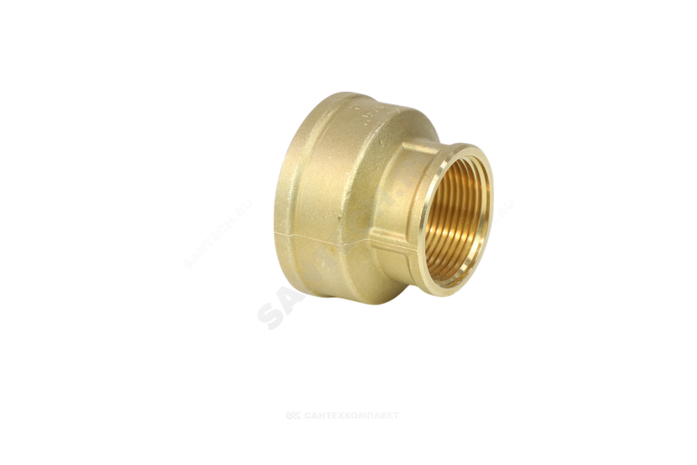 Муфта латунь переходная Ду 20х15 (3/4"х1/2") ВР/ВР LD LD.65.516.2015