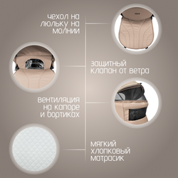 Модульная коляска BubaGO Lotta Thermo 3в1