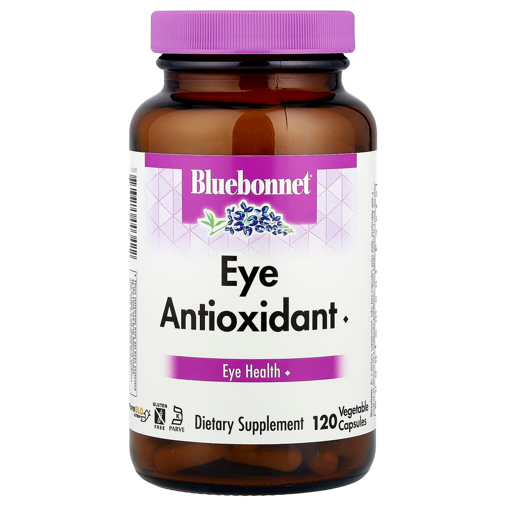 Bluebonnet Nutrition, Антиоксидант для глаз, 120 растительных капсул