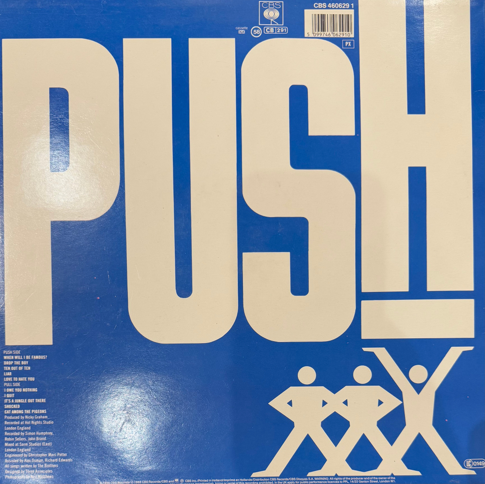 Виниловая пластинка Bros ‎– Push LP