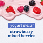 Gerber, Yogurt Melts®, для детей от 8 месяцев, ассорти из 4 шт. по 28 г (1 унция)