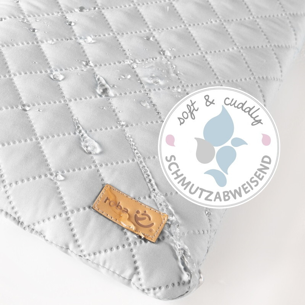 Стол для пеленания Roba Baby Pool с ванночкой и матрасиком белый