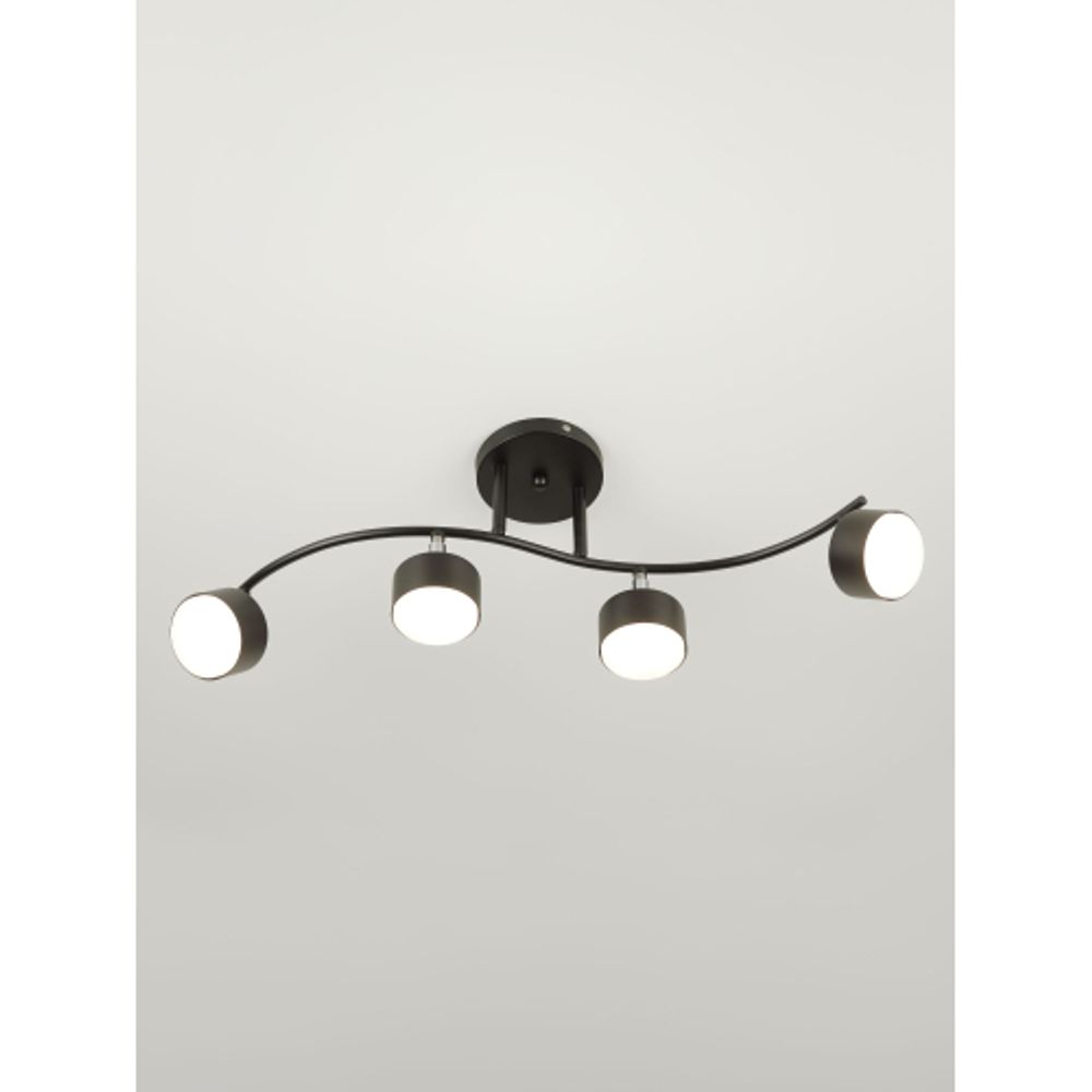 Светильник настенно-потолочный спот Rivoli   7074-704 4хGX53 15 Вт поворотный