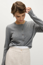 Кардиган аккуратный из смесового кашемира