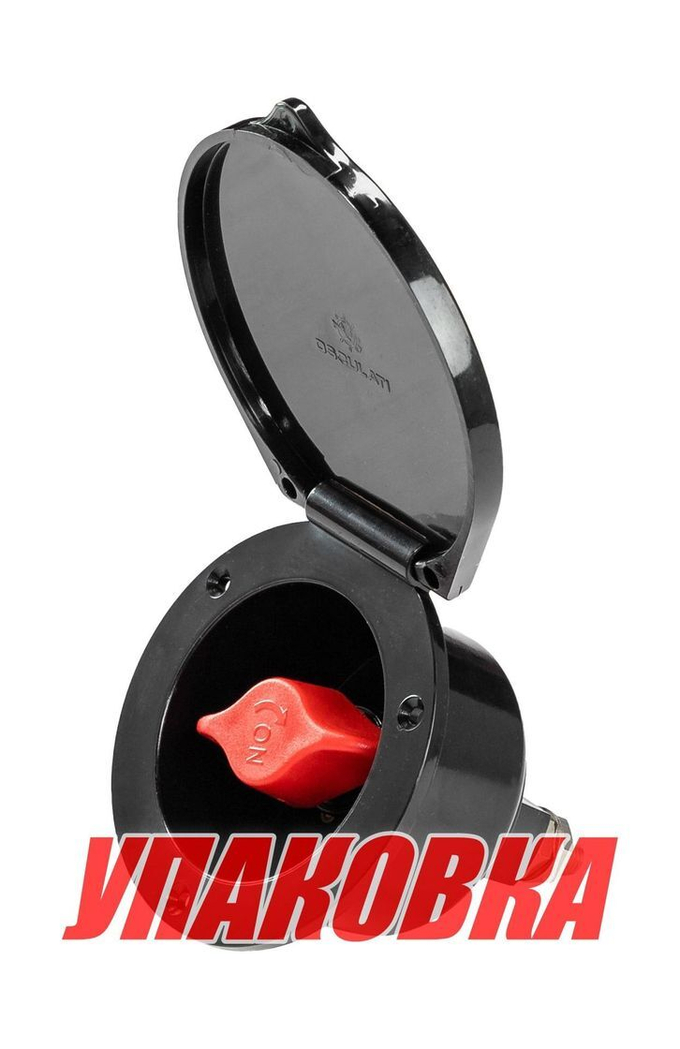 Выключатель массы  Heavy Duty, врезной, "OFF-ON" (1 АКБ) 280 А, черный (упаковка из 4 шт.)