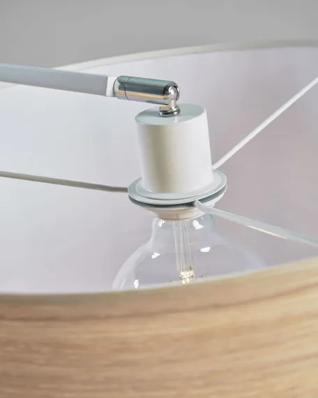 Торшер Juhe 210 см с отделкой из ясеня и мрамора | La Forma | Испания | Купить в Hallberg.ru