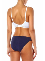 Набор из 3 сине-белых трусиков-слип Alice (Размер: M) (Цвет: синий с белым)