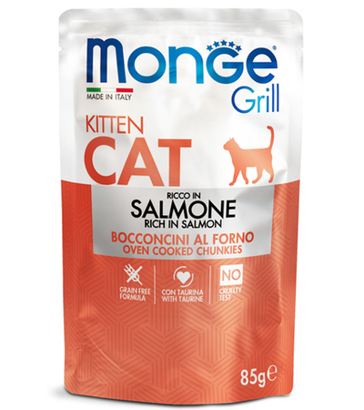 Монж Cat Grill для котят Норвежский Лосось, 85гр.
