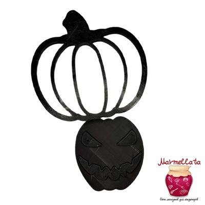 Вырубка пластиковая "Тыква с лицом ДЖЕКА"