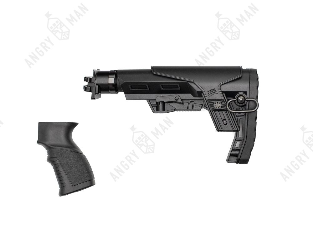 Комплект: Телескопический приклад для складных ВПО, без завышения на базе Alpha CP, K.Arma