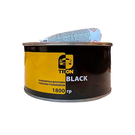 TRON T150-1800 Шпатлёвка с углеволокном BLACK 1800g