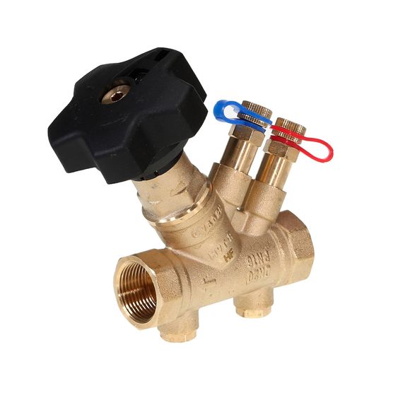 Клапан балансировочный РИДАН MVT-R DN32 ручной, с дренажем — (2)