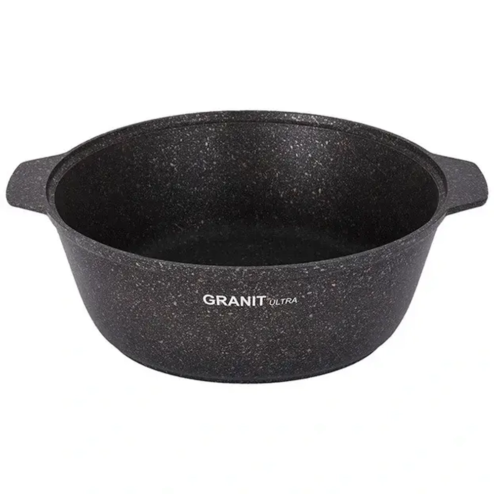 Кастрюля-жаровня 3л «Granit ultra» (original) со стеклянной крышкой жго31а