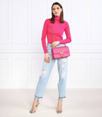 кожаная сумка через плечо love one classic Pinko - розовый(100941 A0F1)