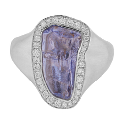 Кольцо с Шпинелью и Бриллиантами, R0033-22/1