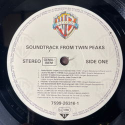 Винтажная виниловая пластинка LP Angelo Badalamenti, Music From Twin Peaks, Твин Пикс (Германия 1990)