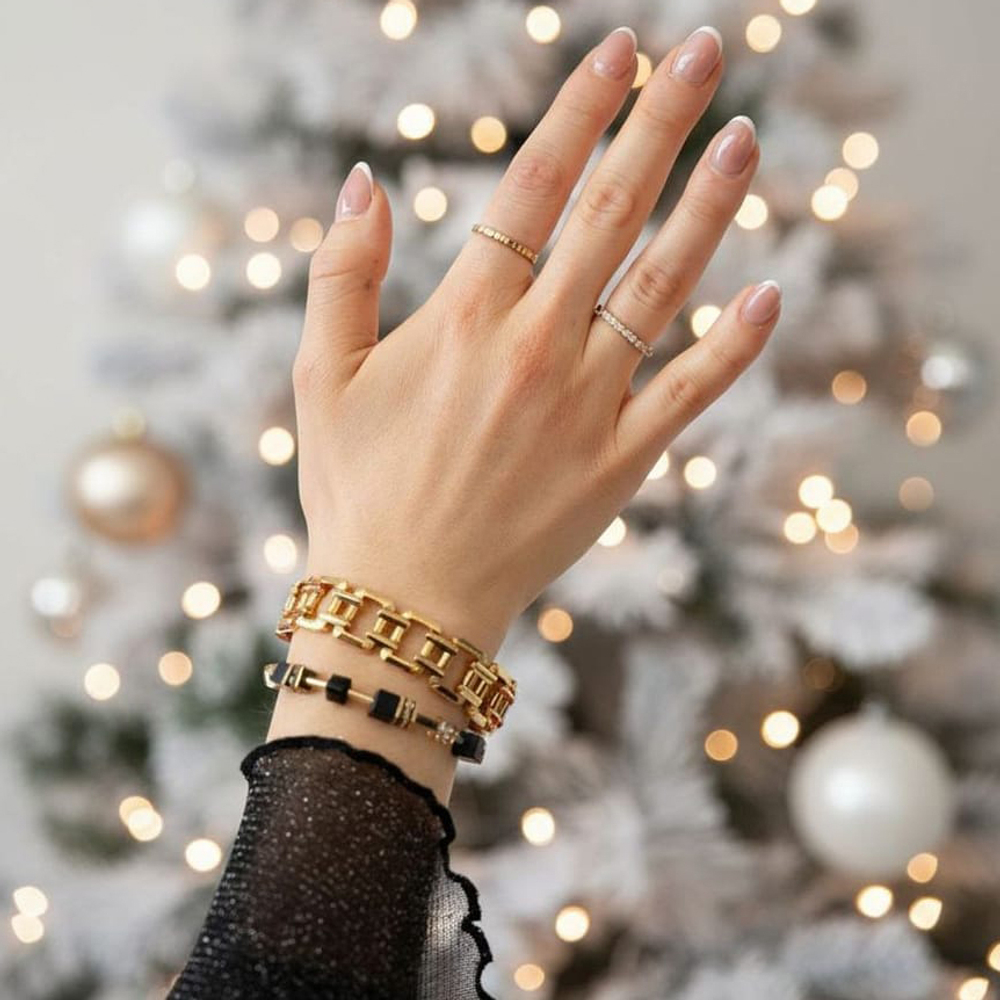 Браслет Coeur de Lion Black-Gold 4018/30-1316