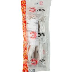 Шнур сетевой с вилкой ЭРА UX-3x0,75-5m-W с заземлением 5м ПВС 3x0,75мм2 белый