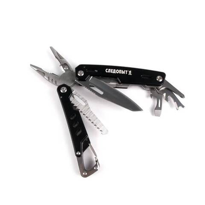 Мультитул (плоскогубцы) СЛЕДОПЫТ-EXPLORER, 105х42х18 мм, 11 предметов, в чехле, на блистере
