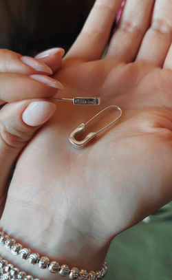 Серьга "Булавка" большая (1 шт)