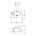 Смеситель с гигиеническим душем 35к HB5511 HAIBA