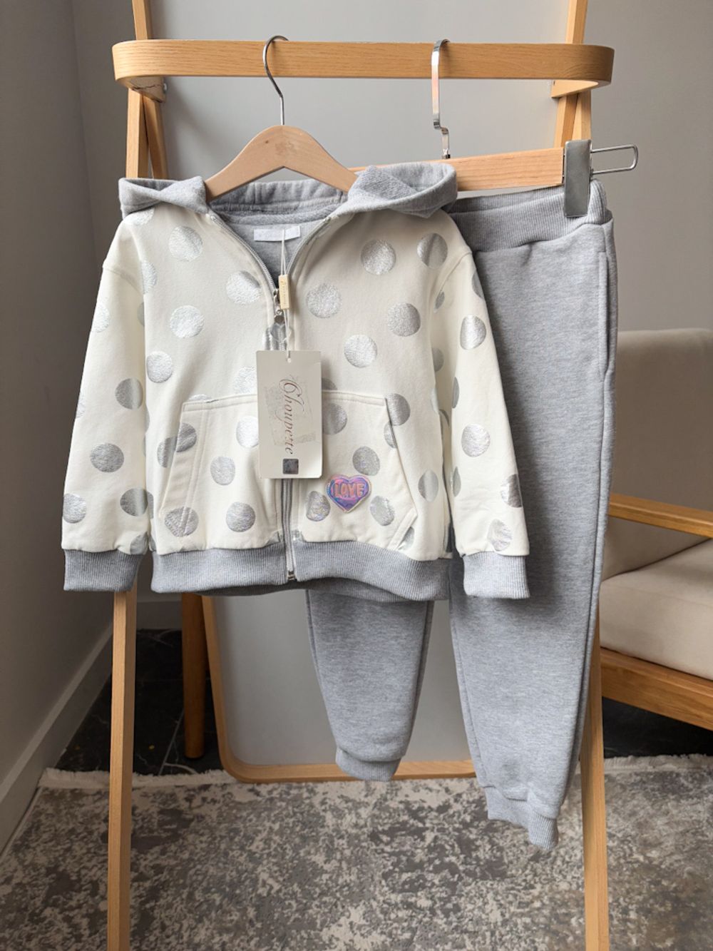 Новый костюм Choupette из футера, 110