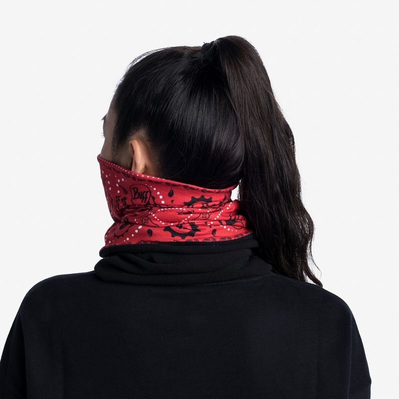 Шарф-труба трансформер Buff Polar New Cashmere Red/Black Фото 4