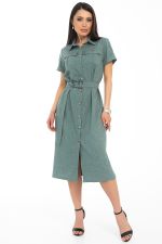 Платье-рубашка Дарина (грин) Diolche