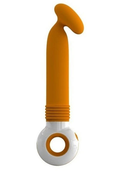 Оранжевый вибромассажер O-zone
