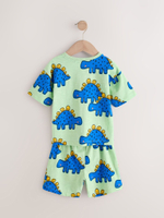 Пижама для мальчика Next AC0-925, 3 шт., Голубой, Зеленый, Песочный