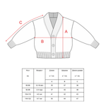 Кардиган oversize, Бежевый
