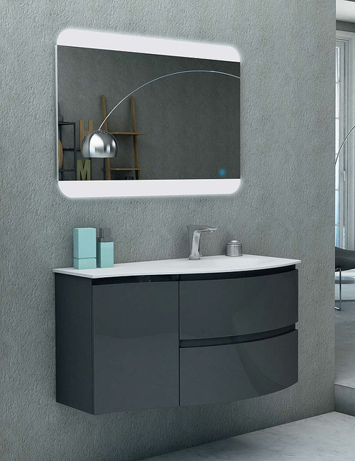 Подвесной шкаф Cezares Vague 34 L 44229 Antacite