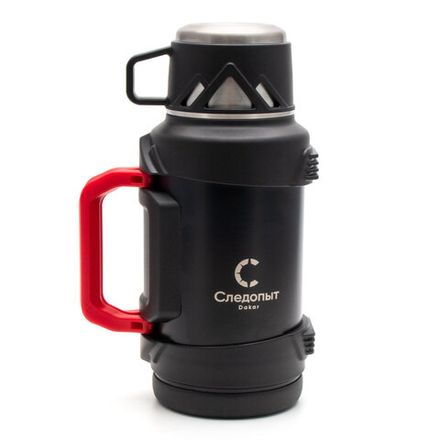 Термос &quot;СЛЕДОПЫТ-DAKAR&quot; со складными ручками, 1,5 л/12/