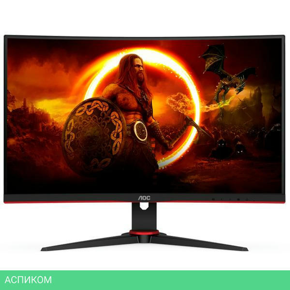Монитор AOC C24G2AE/BK Black/Red