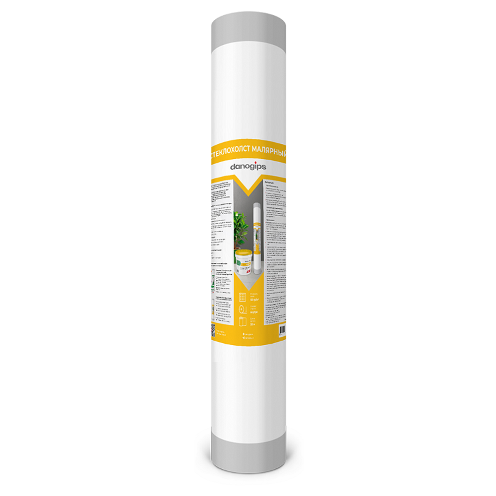 Стеклохолст малярный Danogips 50 гр/м² (1х50м)