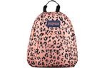 JanSport Polyester Backpack Mini Unisex Pink Leopard Print