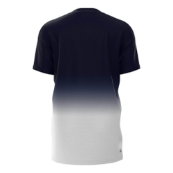 Мужское теннисное поло BIDI BADU Crew Gradiant T-Shirt Men - Dark Blue, White