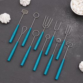 Набор вилок для работы с шоколадом 10 шт, 16,5 см