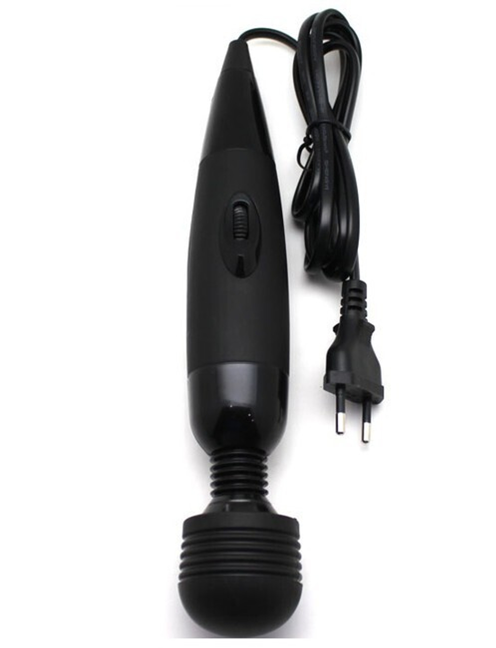 Супер-вибромассажер для принудительного оргазма из серии BDSM , чёрный (Цвет: черный)