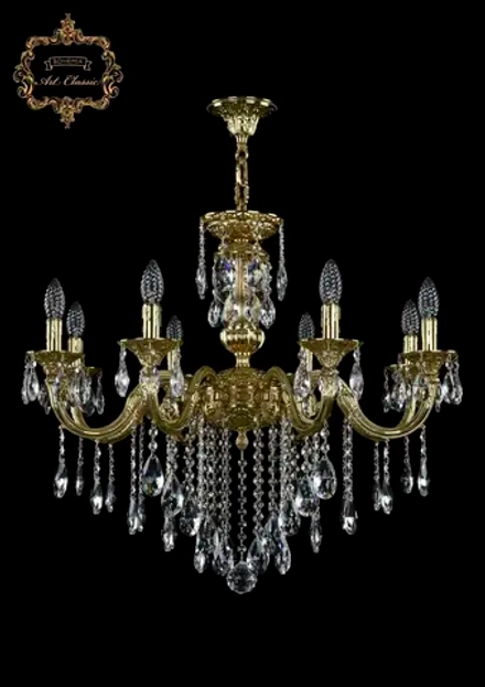 Подвесная люстра Art Classic 31.02.8.CK250SP.B.G.Sp