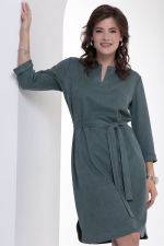 Платье Натали (вельвет, мята) Diolche (Акция)