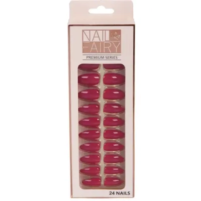 Ногти накладные на клеевых пластинах 24шт «ТЫПРЕКРАСНА!», цвет розово - сливовый, длина 2.3см