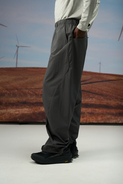 Брюки Nothomme Blue Monte Casual Straight-Leg Trousers "Rock-Face Grey"