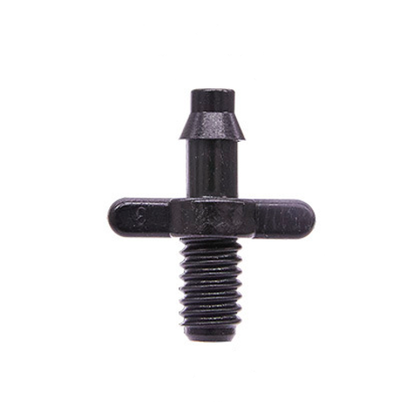 Штуцер соединительный 4/7 с резьбой, 20 штук.