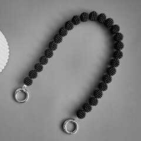 Ручка для сумки из бусин 30 см